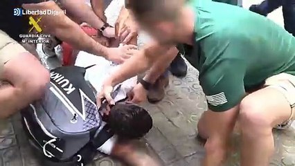 Espectacular detención en Barcelona de un mafioso cuando salía del dentista