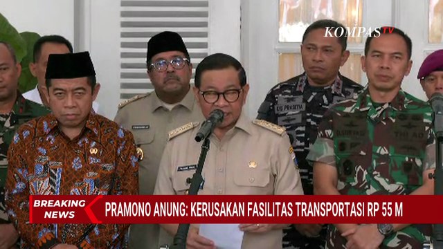 Imbas Demo Jakarta, Pramono Ungkap Kerugian Fasilitas Umum Rusak Capai Rp55 M