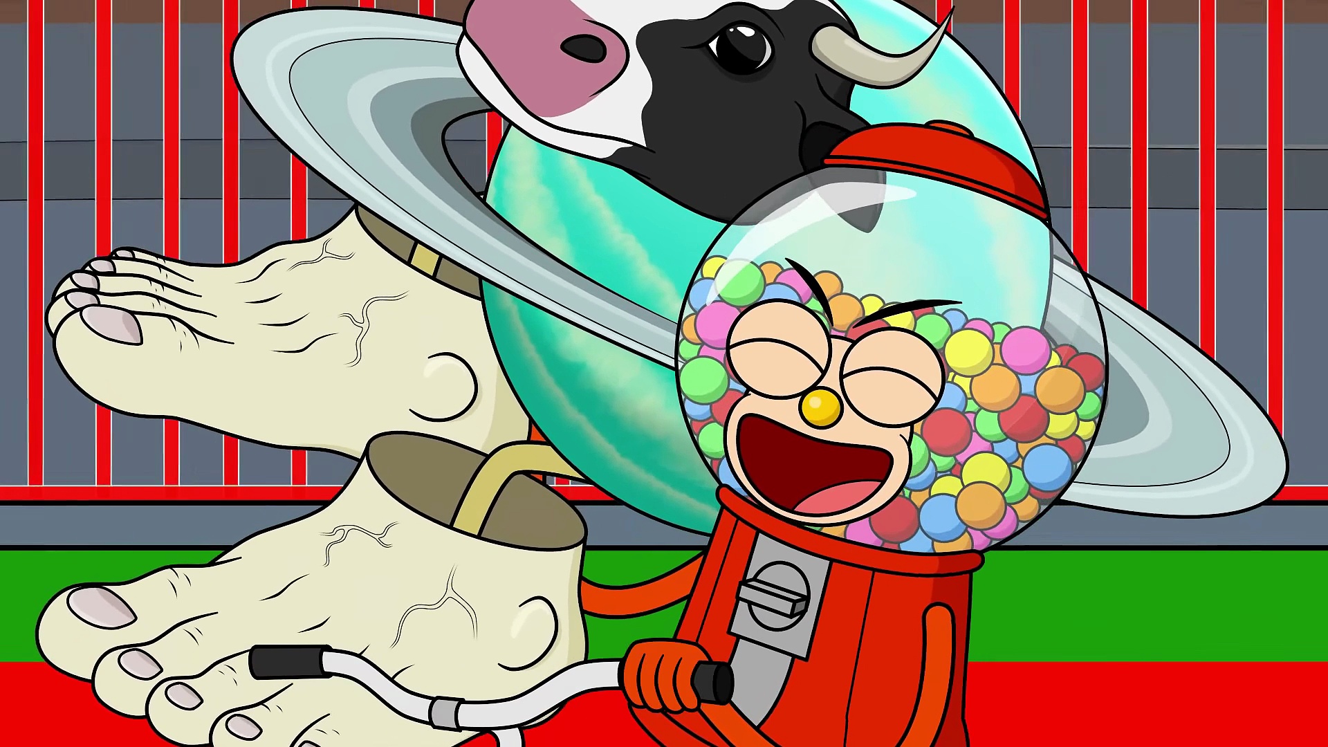 NUCLEARO DINOSSAURO VS ALL ITALIAN BRAINROT AI ANIMALS! Cartoon Animation