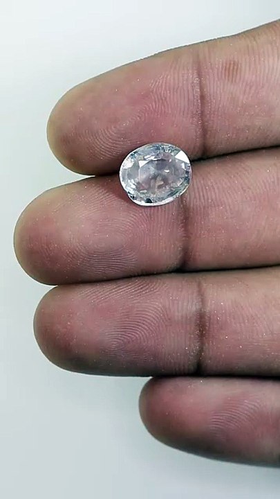 Beautiful White Sapphire Stone