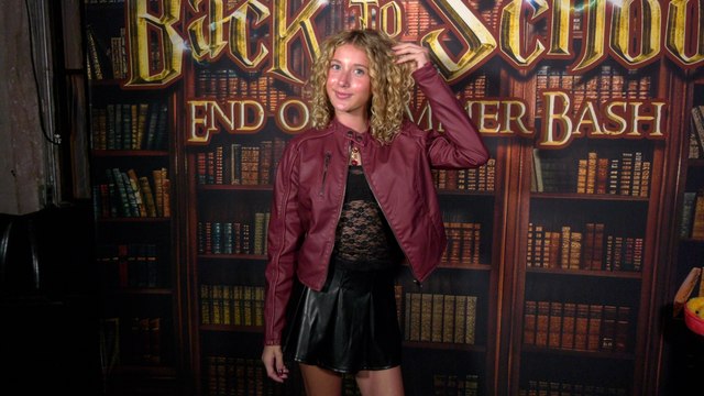 Penelope LeMieux attends the Jet House Back-to-School Bash red carpet