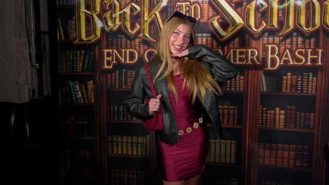 Nayeli Lo Vera attends the Jet House Back-to-School Bash red carpet