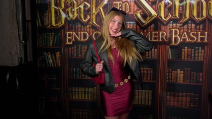 Nayeli Lo Vera attends the Jet House Back-to-School Bash red carpet