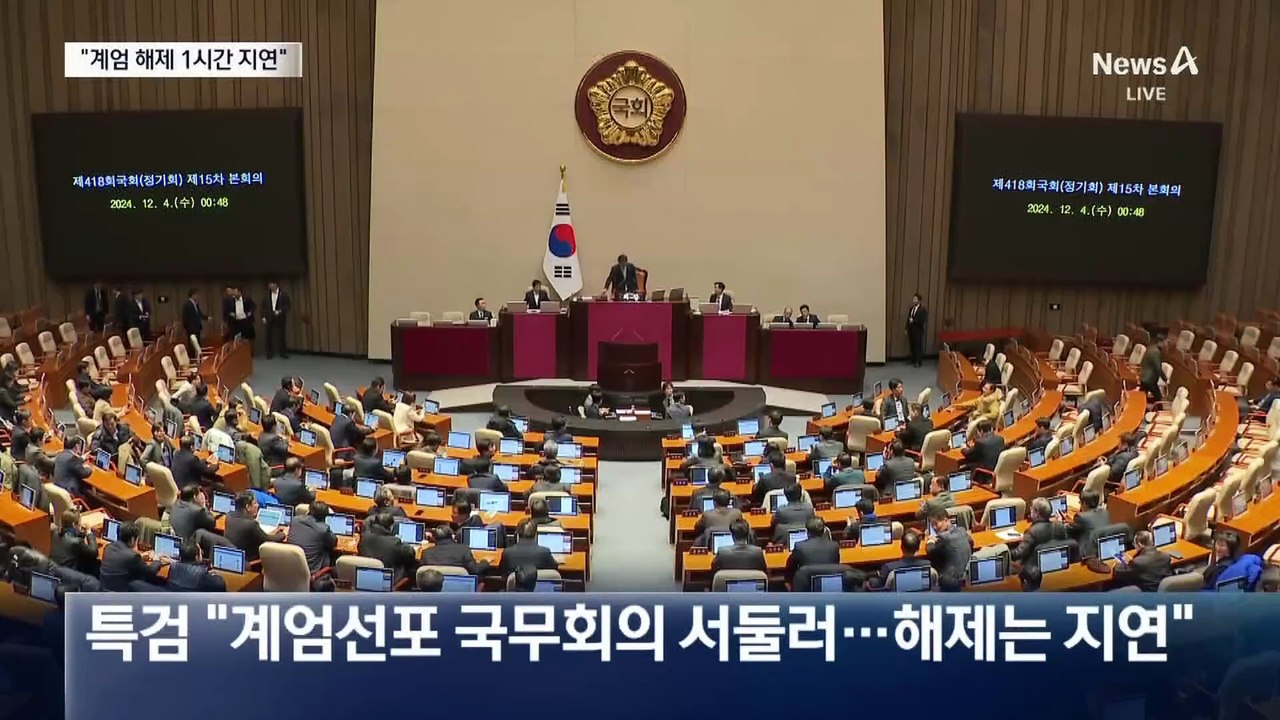“계엄 해제 건의에도…한덕수, 국무회의 1시간 지연”