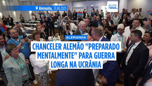 Chanceler alemão preparado mentalmente para que a guerra na Ucrânia se arraste