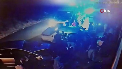 Aydın\'da feci kaza kameraya böyle yansıdı