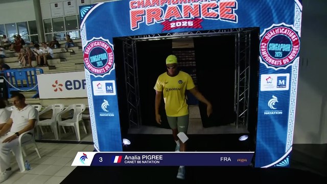Natation : Championnat de France de Natation 2025 (14-19 Juin 2025) Epreuve du 100M nage libre Finale Hommes