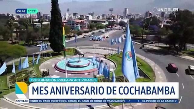 Inicia el mes de Cochabamba, la Gobernación ya tiene programadas varias actividades