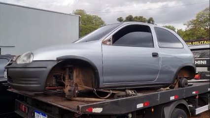 Corsa furtado em Toledo é recuperado pela Polícia Militar no Cascavel Velho