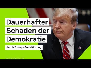 Berater warnt vor dauerhaften Schäden der Demokratie durch seine Amtsführung
