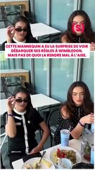 Alors qu’elle assistait au célèbre championnat so chic de Wimbledon, la mannequin Brooks Nader n’ava