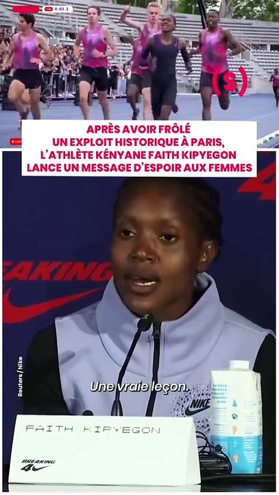La championne kényane Faith Kipyegon n’a pas réussi à devenir la première femme à courir le mile en