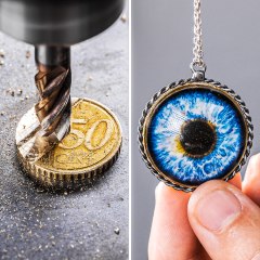 Unique Pendant Made with My Daughter’s Eye