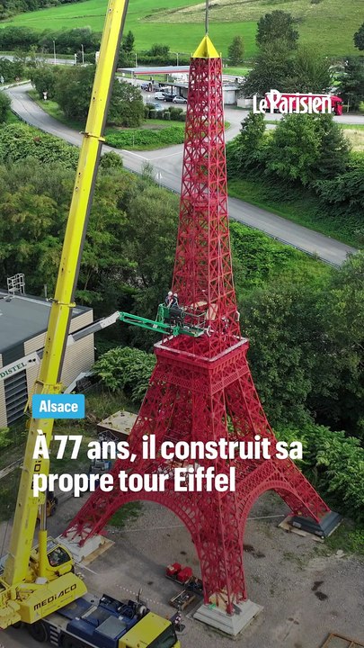 À 77 ans il construit sa propre tour Eiffel