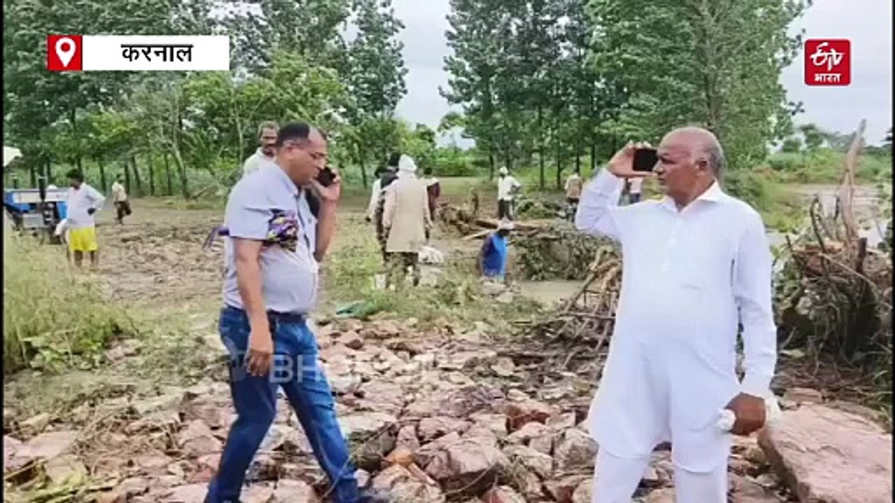 करनाल के इंद्री में यमुना किनारे लगते गांवों मे...