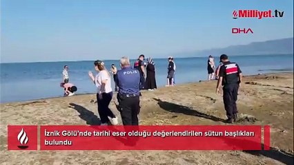 İznik Gölü’nün dibinde fark edildi! Uzmanlar bölgede