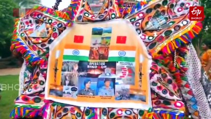 Ahmedabad 'Turban Man' Anuj Mudaliar Made 5 kg Turban On Operation Sindoor Theme