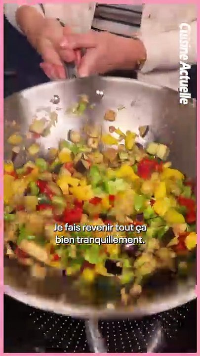 Lasagnes au poulet et petits légumes