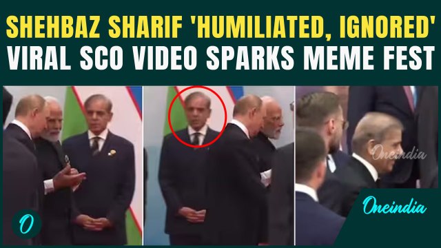 Viral SCO Moment: Pakistani PM Desperate for Attention,Modi-Putin Steal Spotlight,Xi Ignores Sharif