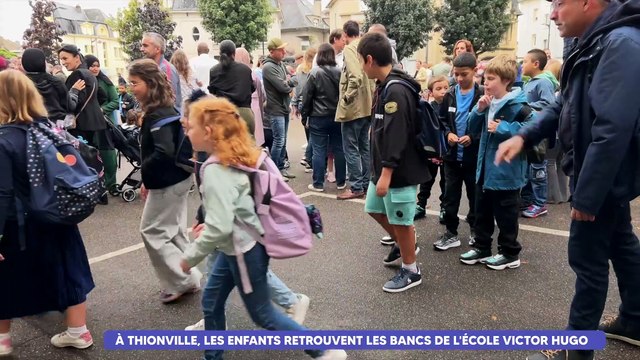 Les écoliers font leur rentrée à Thionville
