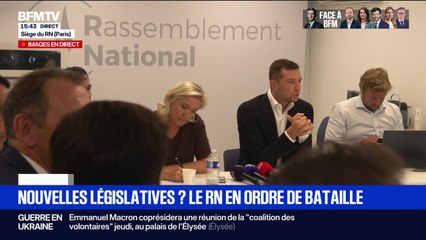 Vote de confiance: "On peut s'attendre et on doit s'attendre à tout", affirme Jordan Bardella