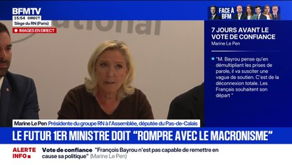 Marine Le Pen: "Nous sommes prêts à repartir à la bataille législative"