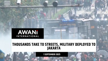 Thousands take to streets, military deployed to Jakarta