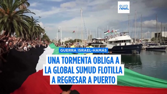 La Flotilla Global Sumud zarpa de nuevo desde Barcelona rumbo a Gaza pese a las amenazas de Israel