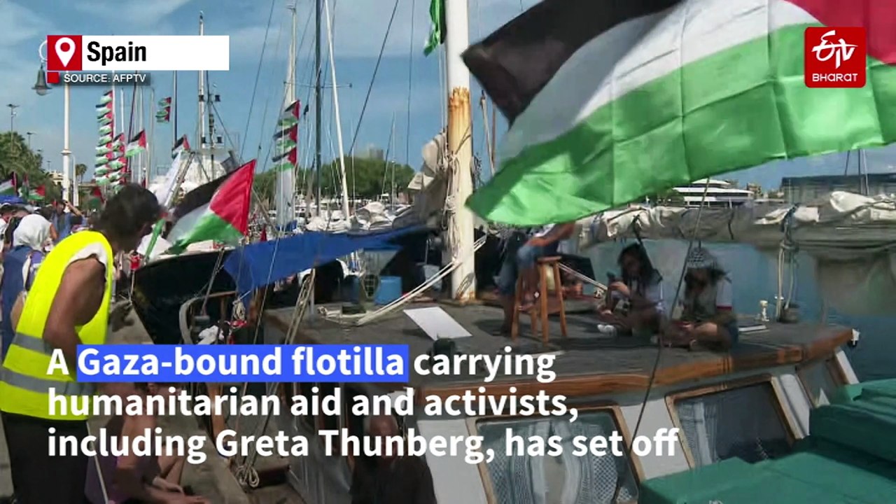 Flotilla Leaves Barcelona In Biggest Attempt Yet To Break Israeli Blockade Of Gaza