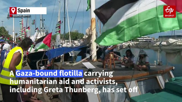 Flotilla Leaves Barcelona In Biggest Attempt Yet To Break Israeli Blockade Of Gaza