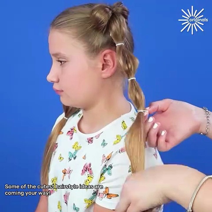 Fun hairstyles your daughter will love 😍
