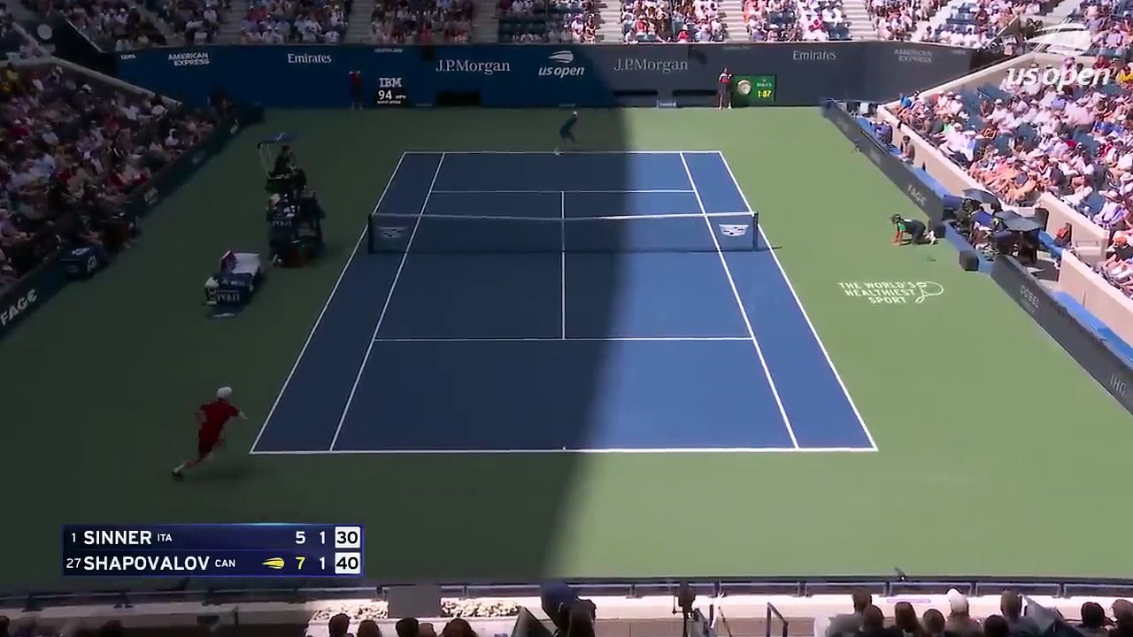 Jannik Sinner vs Denis Shapovalov | Resumen | 2025 US Open