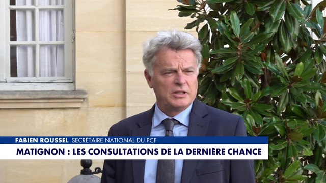 Fabien Roussel : «Nous venons expliquer à François Bayrou pourquoi on ne votera pas la confiance»