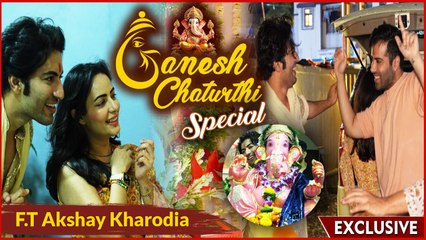 Ganesh Chaturthi: Akshay Kharodia ने Kinshuk Mahajan, Anchal Munjal के साथ किया बप्पा का विसर्जन