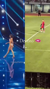 Arquero imita pasarela de Sheynnis Palacios