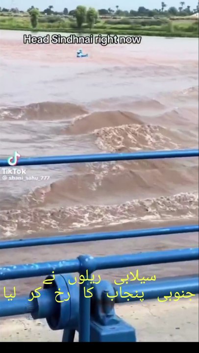 سیلابی ریلوں کی پنجاب میں تبای