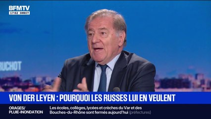 L'avion d'Ursula von der Leyen victime d'un brouillage GPS: "C'est un avertissement", estime Claude Blanchemaison, ancien ambassadeur de France en Russie