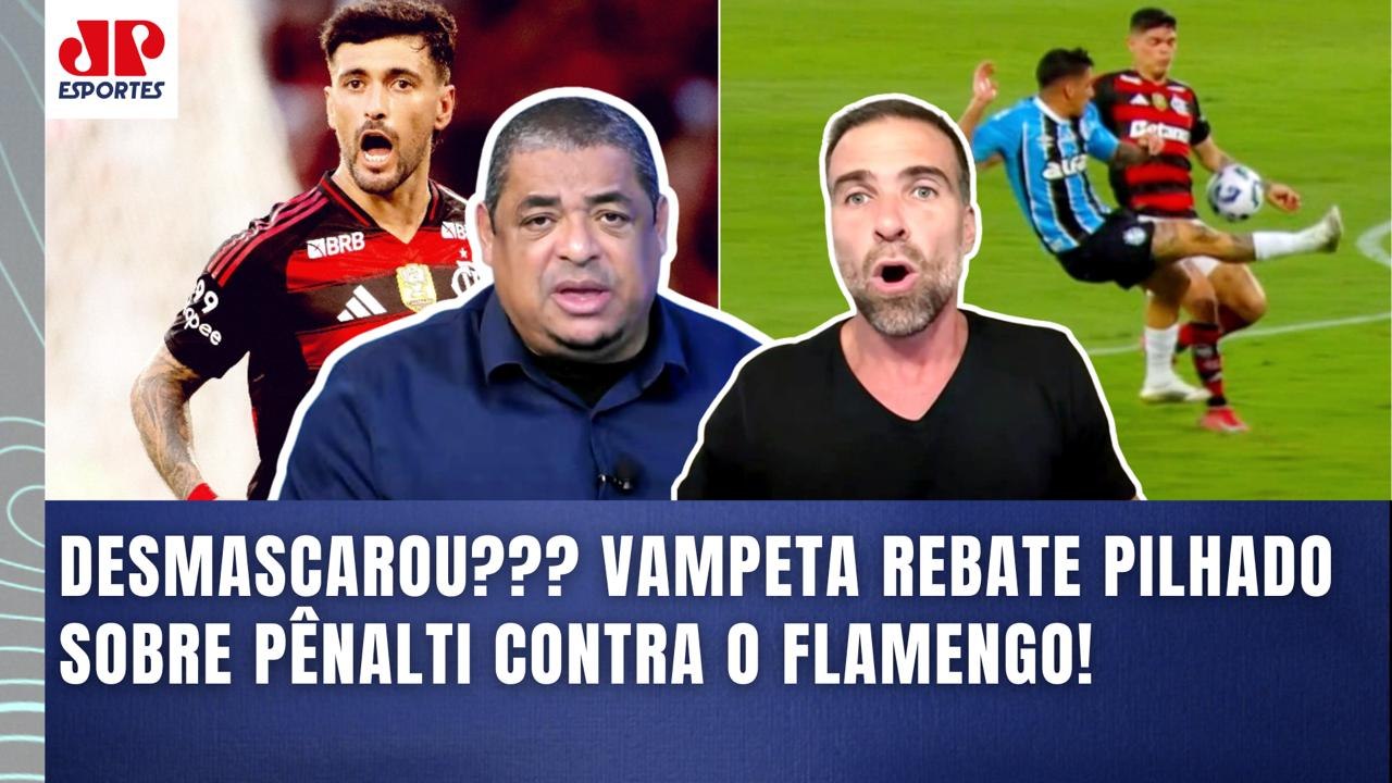 "VOCÊ TÁ FAZENDO esse ESCÂNDALO TODO porque..." Vampeta REBATE Pilhado sobre PÊNALTI contra Flamengo