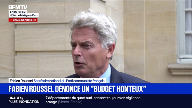 Consultations à Matignon: On n'a pas senti d'ouverture ou de changement , affirme Fabien Roussel