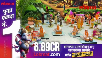 महालक्ष्मी समोर १२ ज्योतिर्लिंगांचा भव्य देखावा..छत्रपती संभाजीनगर मध्ये सणाचा उत्साह..