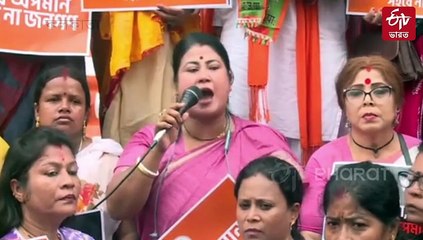 মহানগরে বিজেপির মহিলা মোর্চার মিছিল, পুলিশি ‘বাধা’য় উত্তপ্ত হল পরিস্থিতি