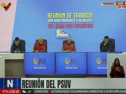 GPPSB inicia reunión de trabajo conjunta con gobernadores y alcaldes del país