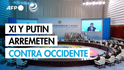 Xi y Putin arremeten contra Occidente en una cumbre en China