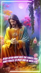 Jesus in the Forest 🌲🙏 | Power of Prayer and Peace in Nature ✝️