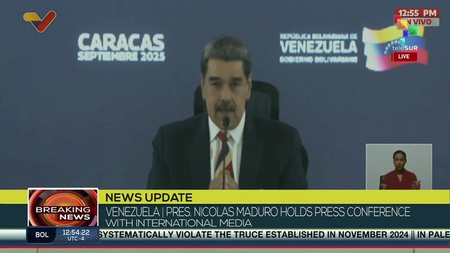 President Nicolas Maduro: Venezuela will never yield to threats or blackmail