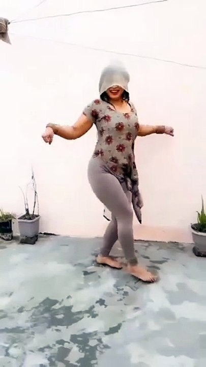 Hot Aunty Dancing In Tights Leggings Kamiz Full...