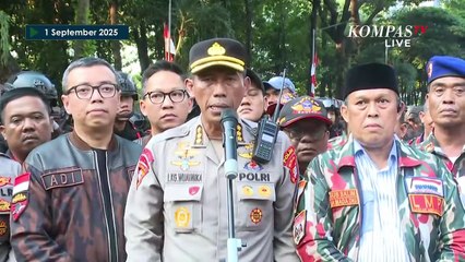 Kombes Pol Wijatmika Lepas Pasukan Gelar Patroli usai Demo