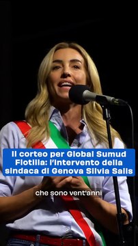 Sindaca Silvia Salis: Orgogliosa di Genova, città solidale in prima linea per la missione umanitaria di Global Flotilla
