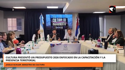 Cultura presentó un presupuesto 2026 enfocado en la capacitación y la presencia territorial