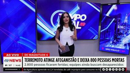 Terremoto no Afeganistão deixa mais de 800 mortos | TEMPO REAL